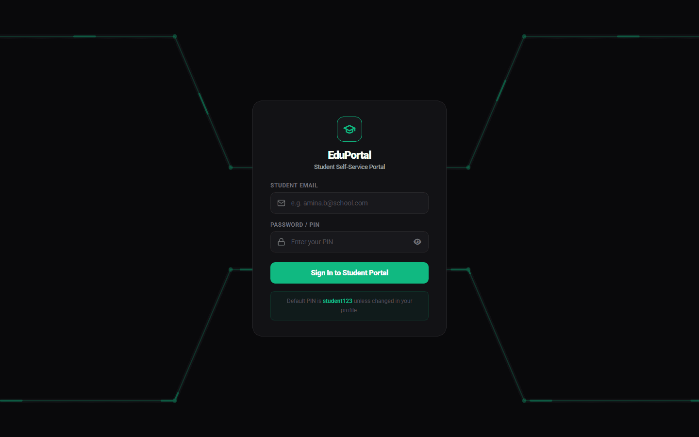 EduPortal | Student Self-Service Portal